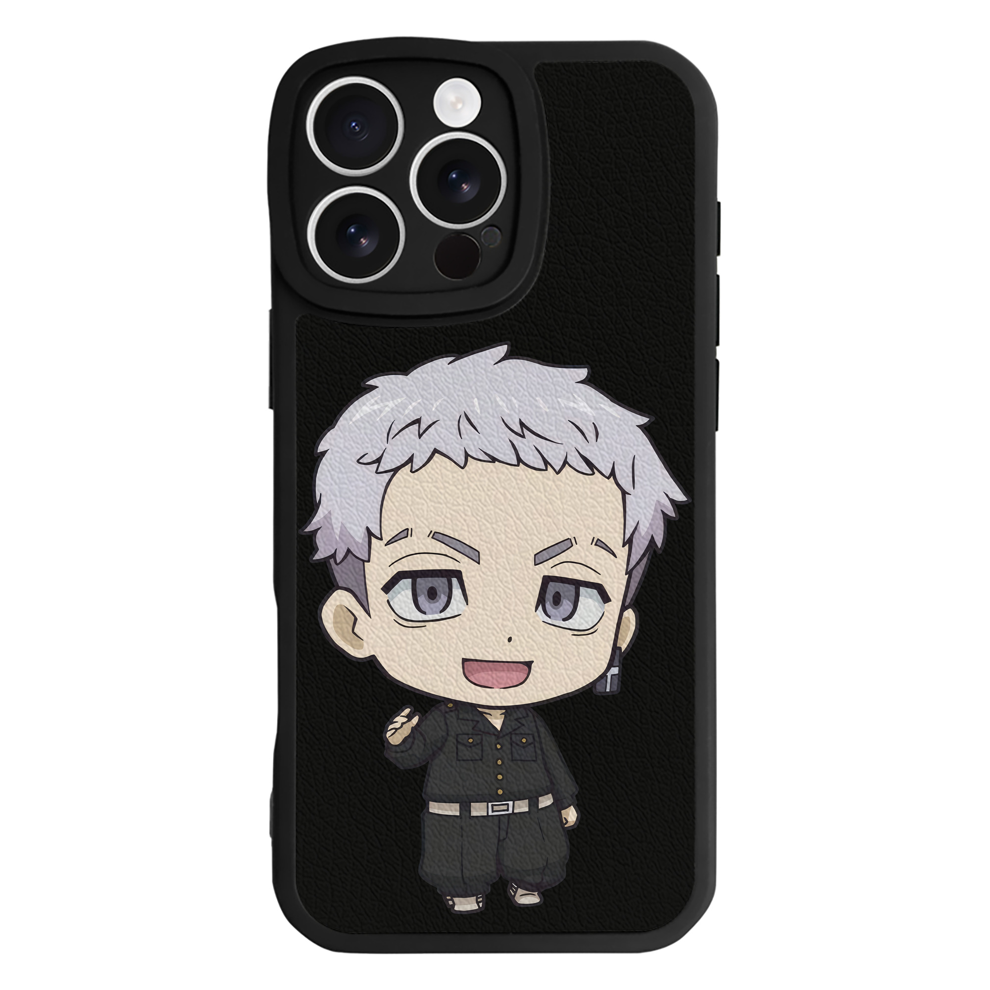 （画像用） 東京リベンジャーズ Tokyo Revengers 【iPhone 16シリーズ対応】シリコンスマホケース（レザー調） 材質：シリコン